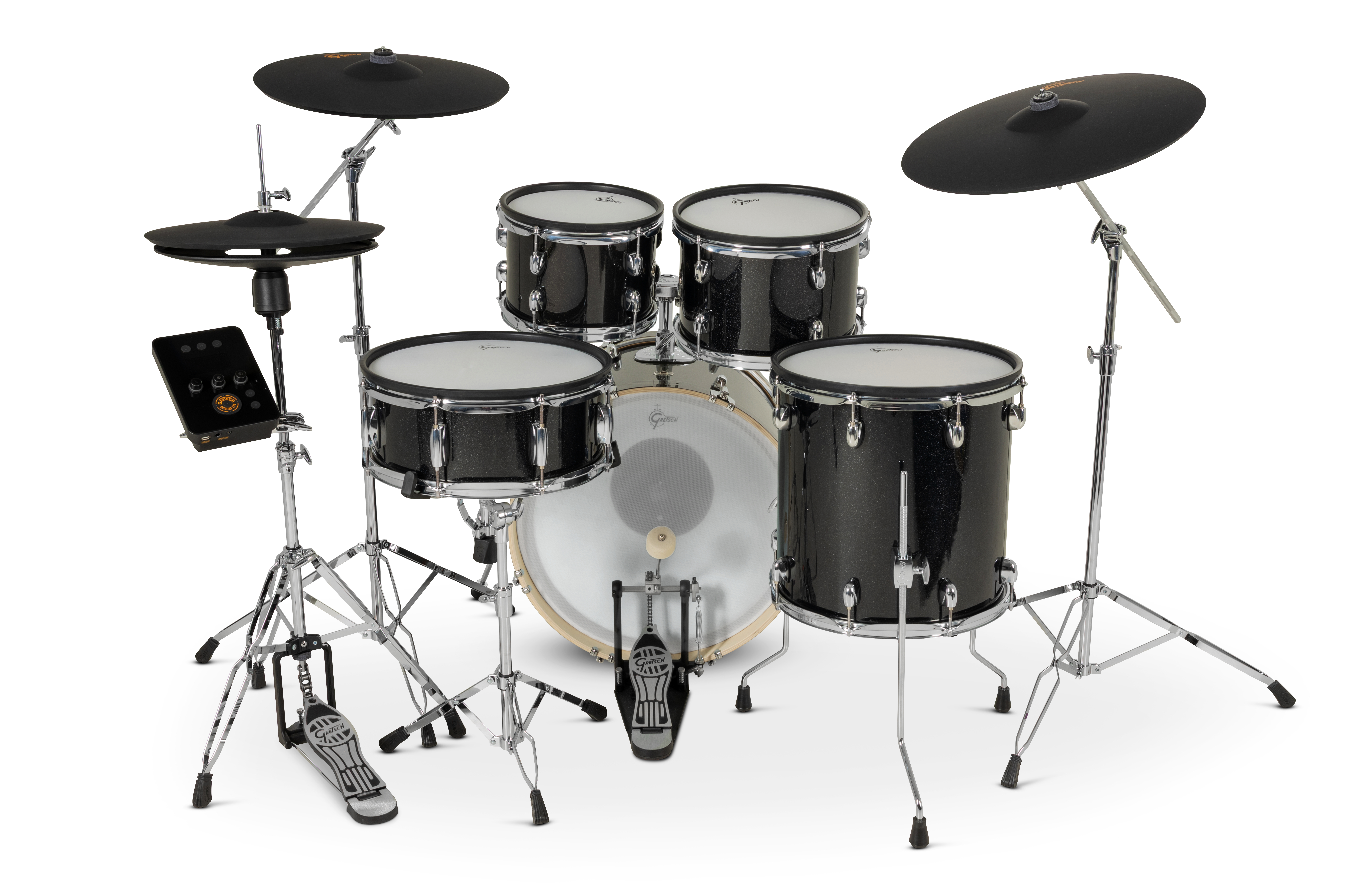 Catalina Evo 5PC Drumset Black Sparkle